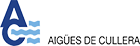 Logo Aigües de Cullera. Joan hasteko